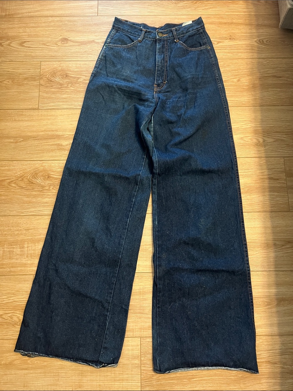 Vintage 70s Brittania high waist wide leg jeans